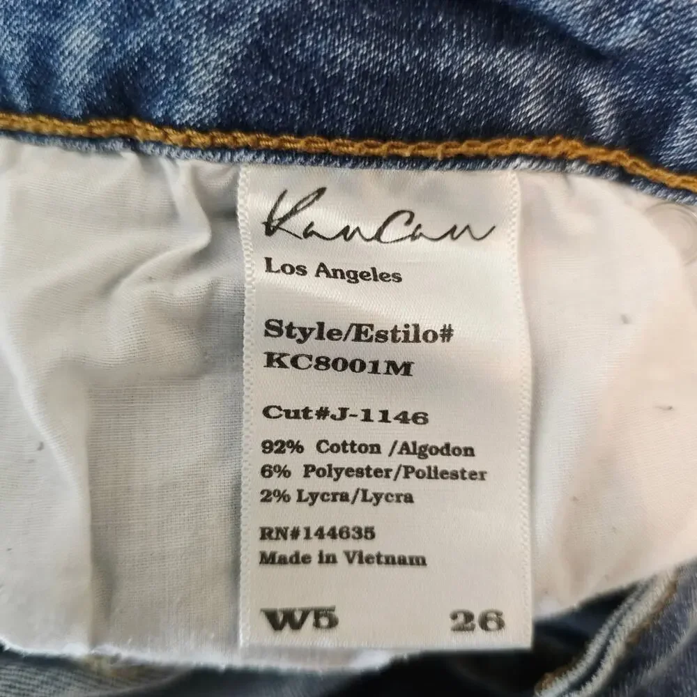 KanCan Whistering Distressed Women's Skinny Jeans 5/26 - Picture 4 of 4